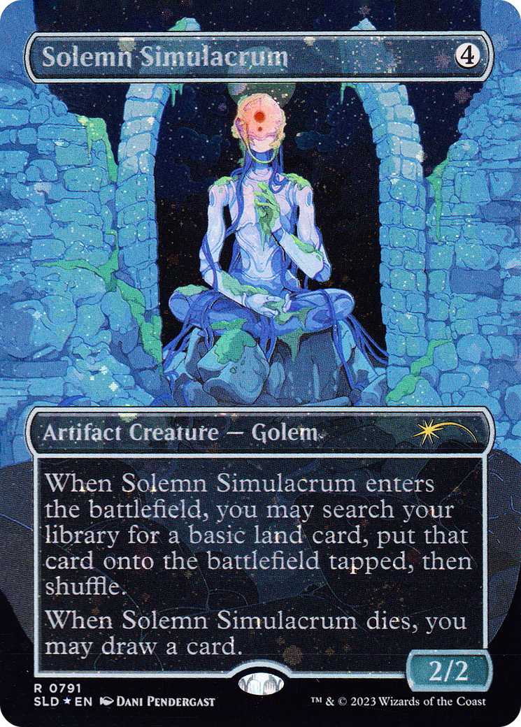 Image of Solemn Simulacrum (0791) (Galaxy Foil) [Secret Lair Drop Series]