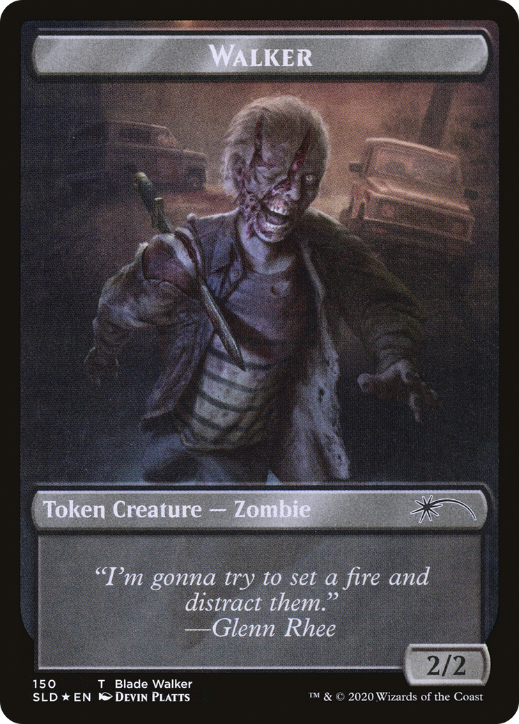 Image of Walker (150 //151) Double-Sided Token [Secret Lair Drop Series]