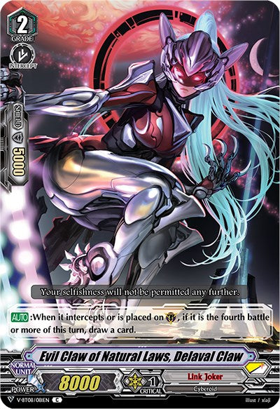 Image of Evil Claw of Natural Laws, Delaval Claw (V-BT08/081EN C) [Silverdust Blaze]