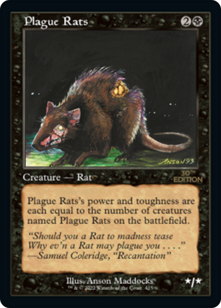 Image of Plague Rats (Retro) [30th Anniversary Edition]