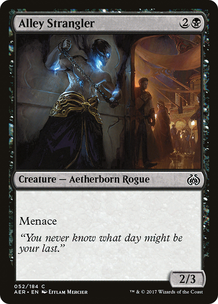Image of Alley Strangler (AER-052) - Aether Revolt Foil