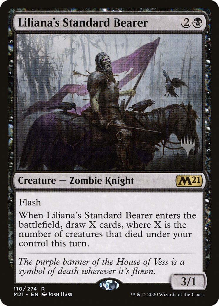 Image of Liliana's Standard Bearer (Promo Pack) [Core Set 2021 Promos]
