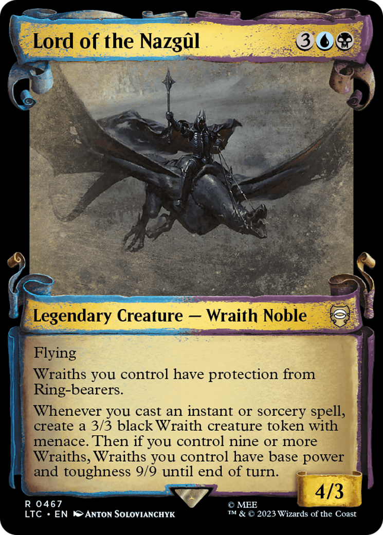 Image of Lord of the Nazgul [The Lord of the Rings: Tales of Middle-Earth Commander Showcase Scrolls]
