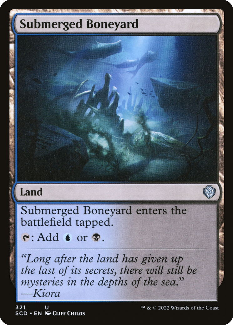 Image of Submerged Boneyard [Starter Commander Decks]