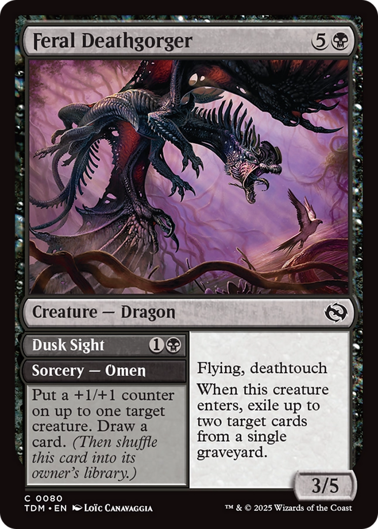 Image of Feral Deathgorger [Tarkir: Dragonstorm]
