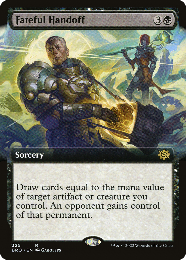 Image of Fateful Handoff (Extended Art) [The Brothers' War]