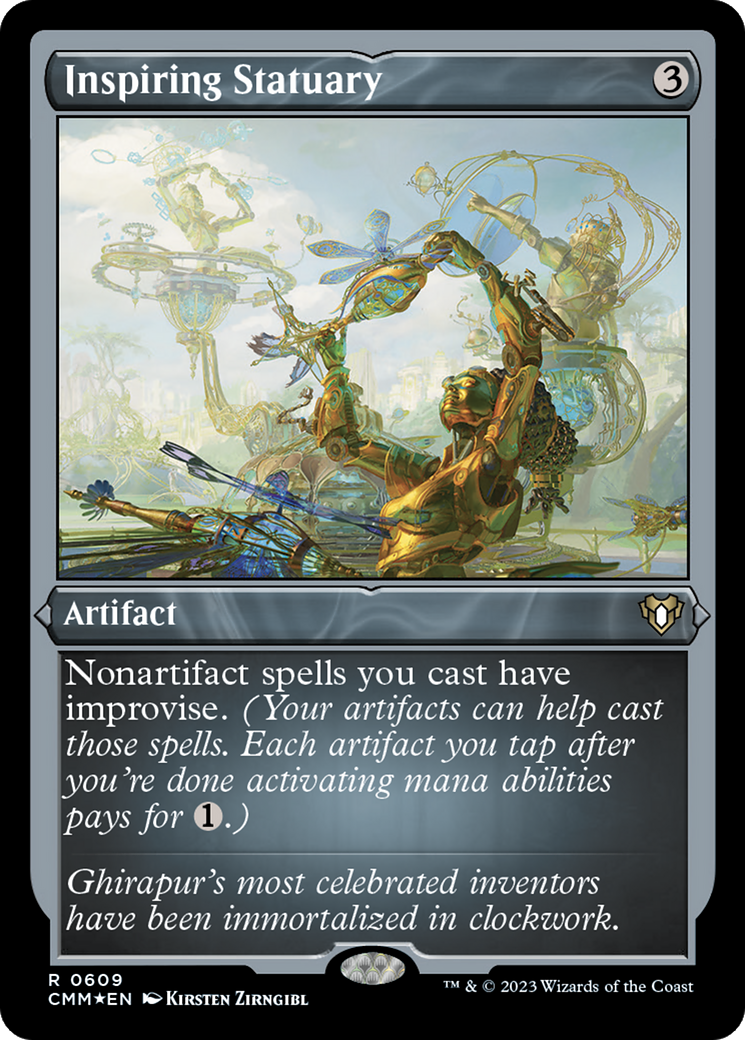 Image of Inspiring Statuary (Foil Etched) [Commander Masters]