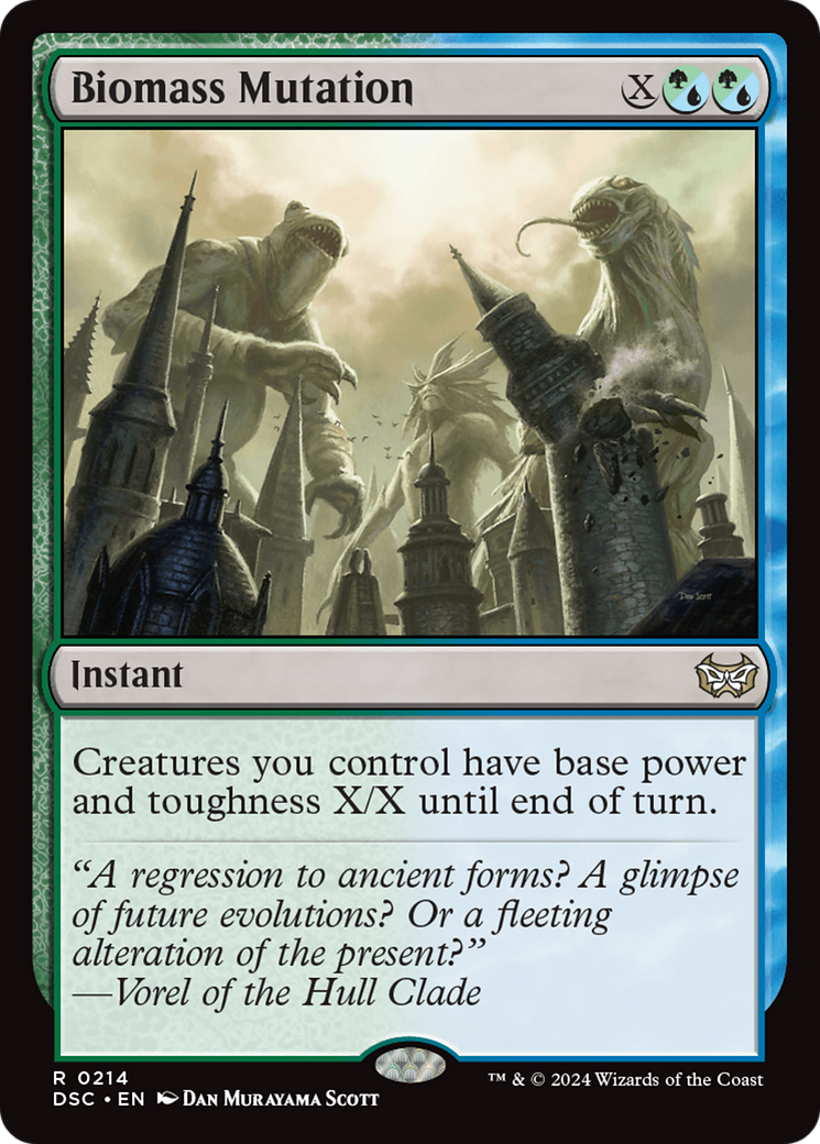 Image of Biomass Mutation [Duskmourn: House of Horror Commander]