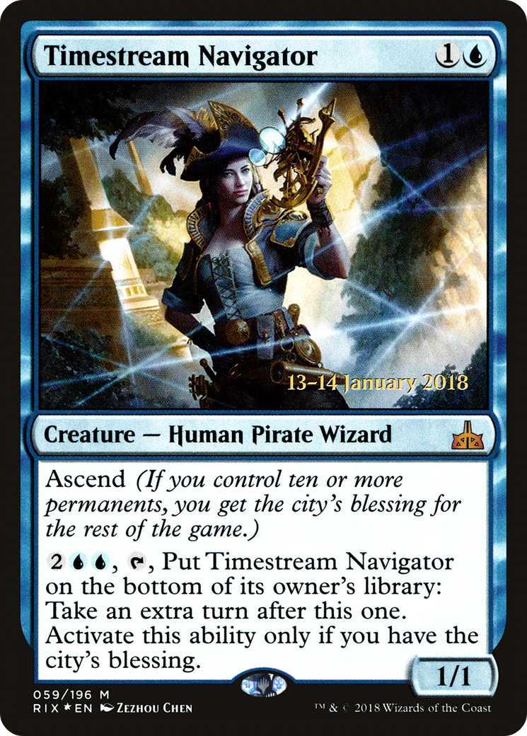Image of Timestream Navigator [Rivals of Ixalan Prerelease Promos]