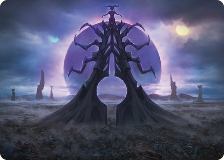 Image of Black Sun's Twilight Art Card [Phyrexia: All Will Be One Art Series]