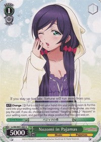 Image of Nozomi in Pajamas (LL/EN-W01-063 U) [Love Live! DX]