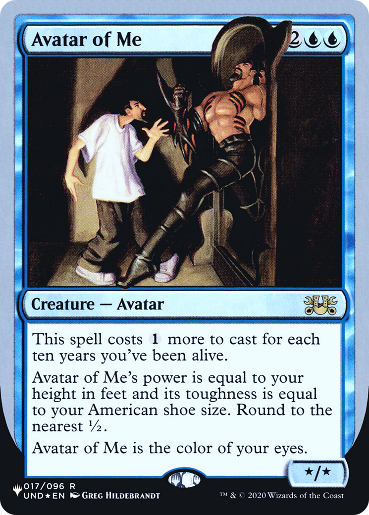Image of Avatar of Me (Unfinity Foil Edition) [The List]