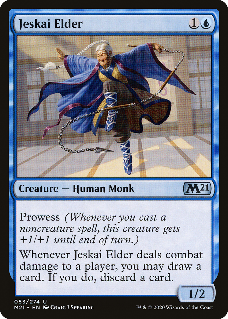 Image of Jeskai Elder [Core Set 2021]