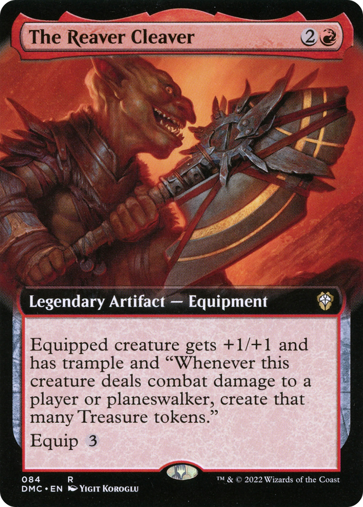 Image of The Reaver Cleaver (Extended Art) [Dominaria United Commander]