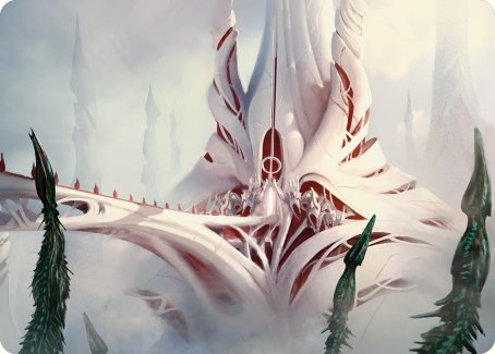 Image of The Fair Basilica Art Card [Phyrexia: All Will Be One Art Series]