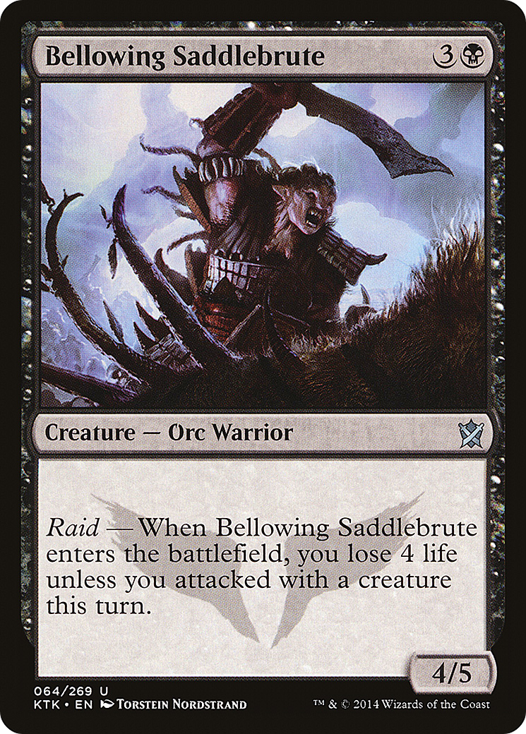 Image of Bellowing Saddlebrute [Khans of Tarkir]