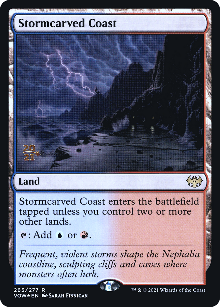 Image of Stormcarved Coast [Innistrad: Crimson Vow Prerelease Promos]