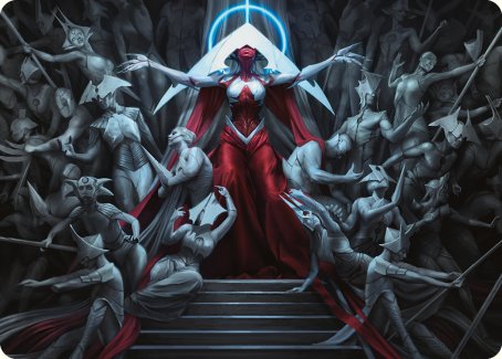 Image of Elesh Norn, Mother of Machines Art Card [Phyrexia: All Will Be One Art Series]
