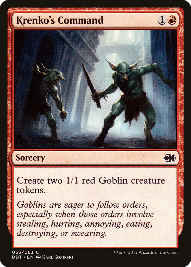 Image of Krenko's Command [Duel Decks: Merfolk vs. Goblins]