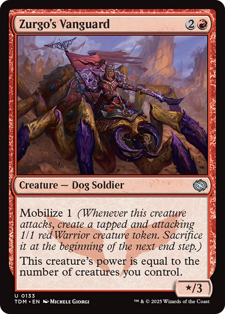 Image of Zurgo's Vanguard [Tarkir: Dragonstorm]