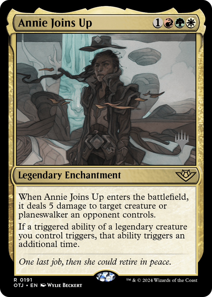 Image of Annie Joins Up (Promo Pack) [Outlaws of Thunder Junction Promos]