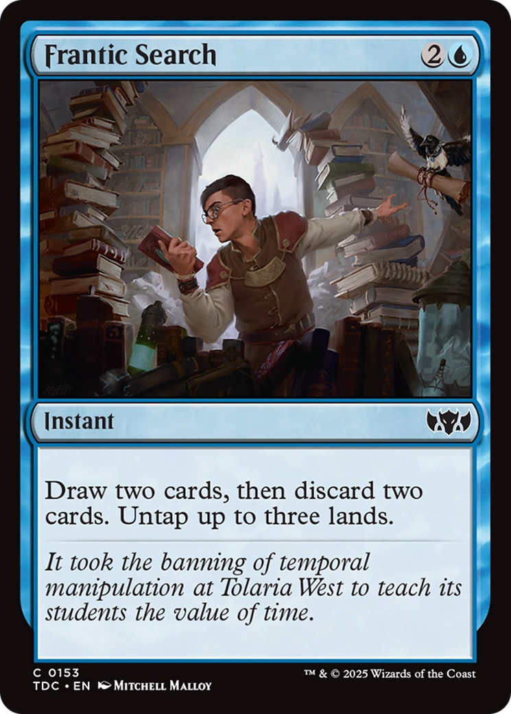 Image of Frantic Search [Tarkir: Dragonstorm Commander]