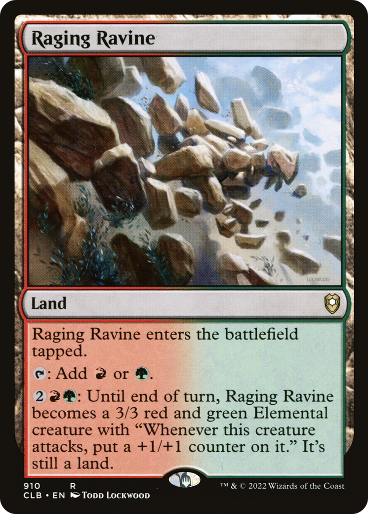 Image of Raging Ravine [Commander Legends: Battle for Baldur's Gate]
