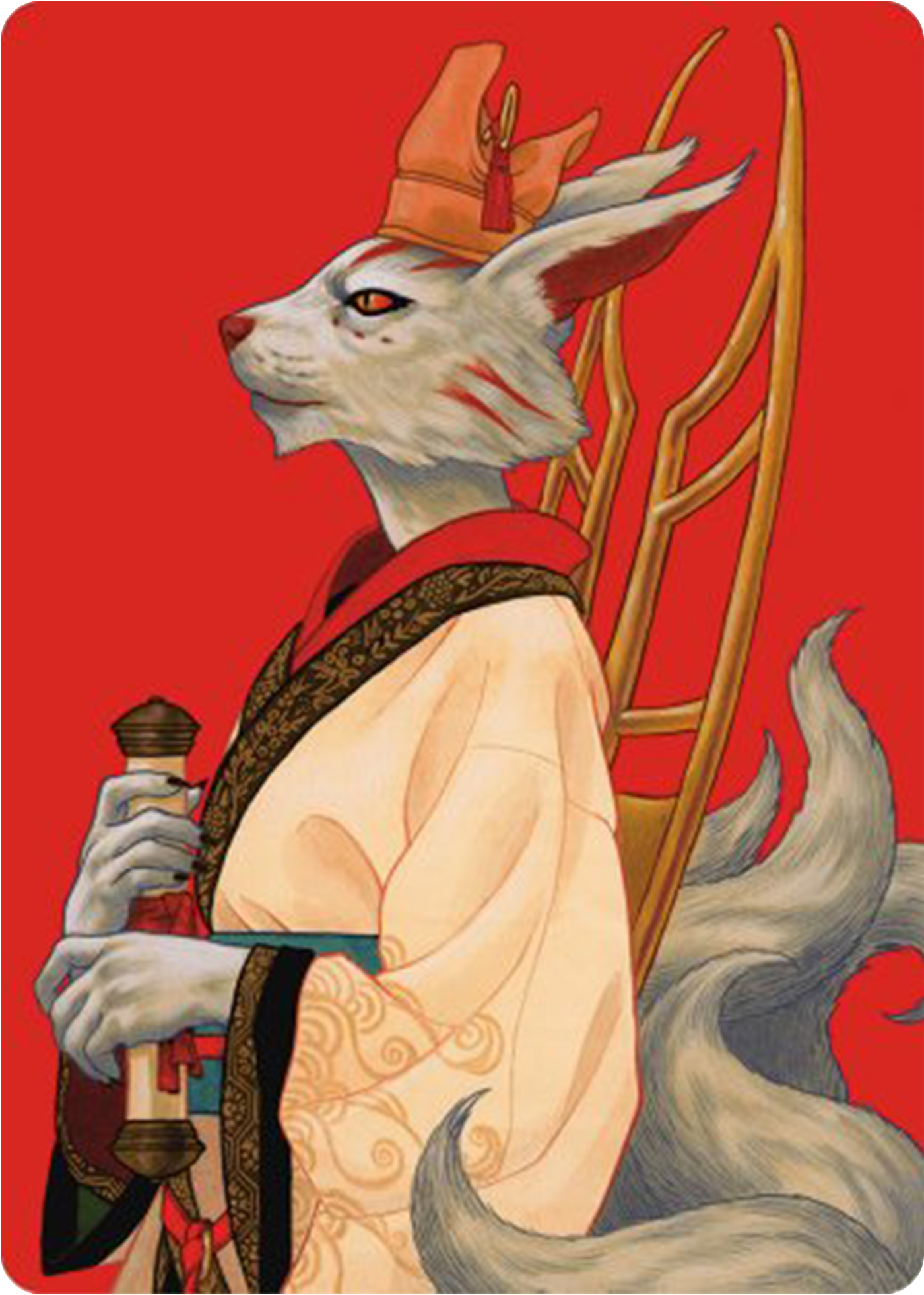 Image of Pearl-Ear, Imperial Advisor Art Card [Modern Horizons 3 Art Series]