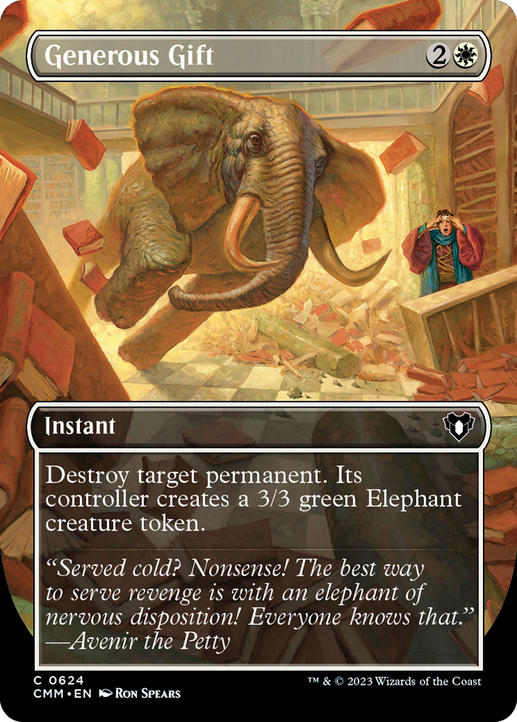 Image of Generous Gift (Borderless Alternate Art) [Commander Masters]