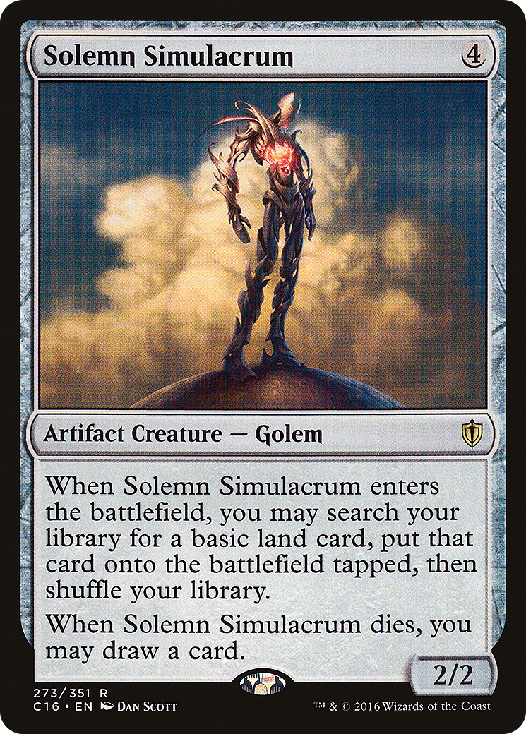 Image of Solemn Simulacrum [Commander 2016]