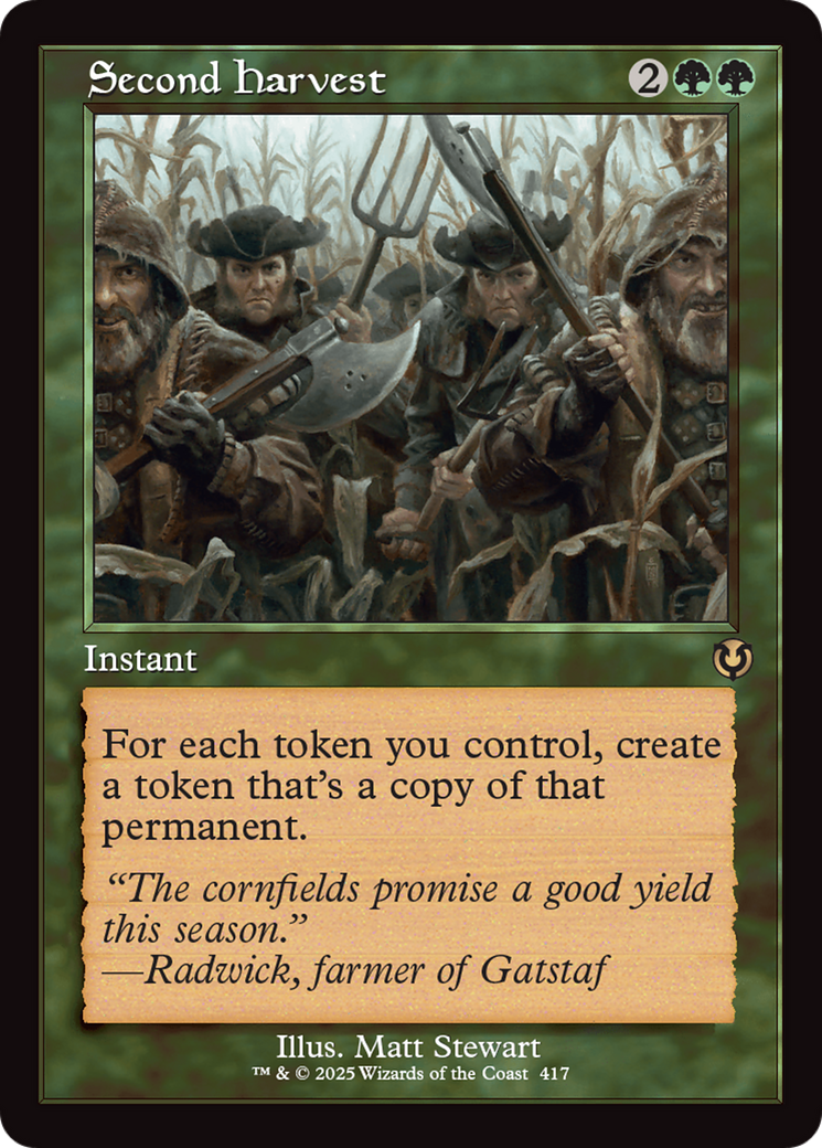 Image of Second Harvest (Retro Frame) [Innistrad Remastered]