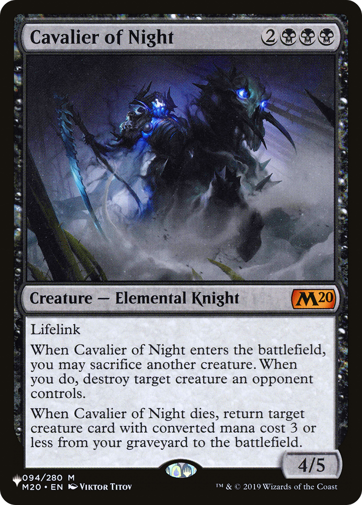 Image of Cavalier of Night [The List]