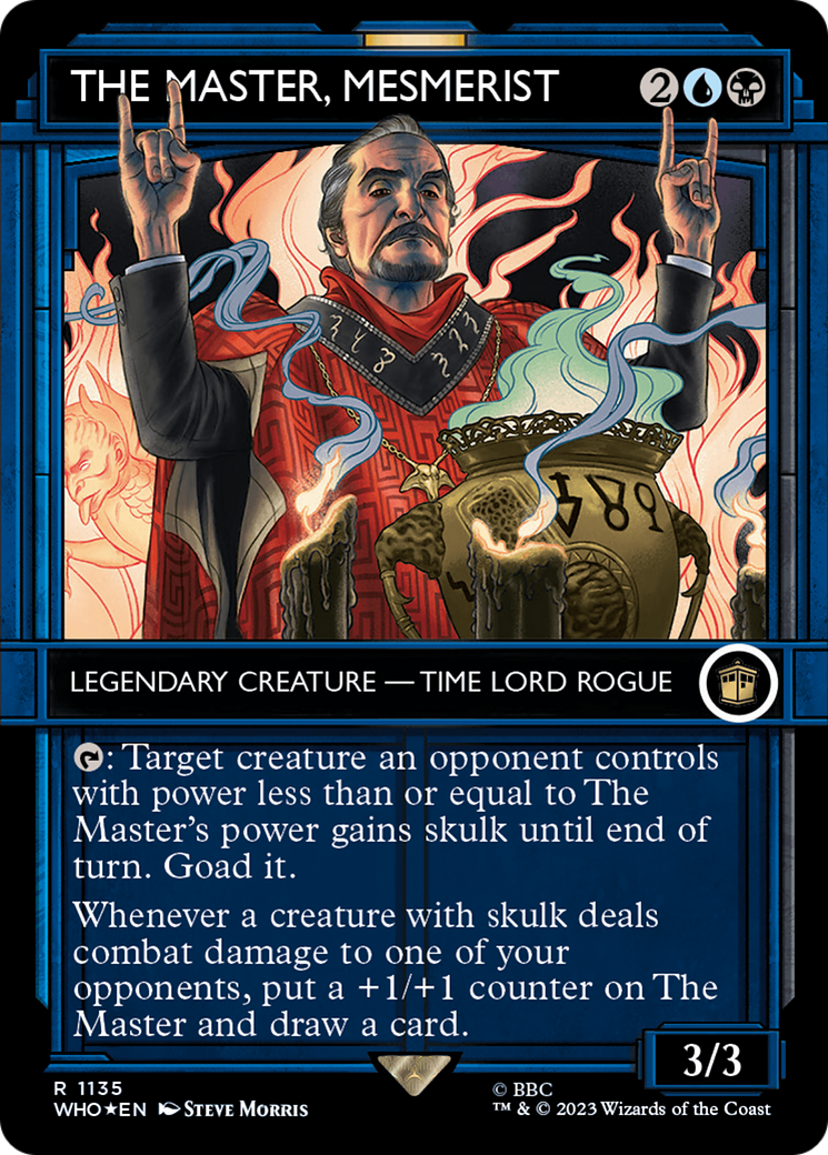 Image of The Master, Mesmerist (Showcase) (Surge Foil) [Doctor Who]