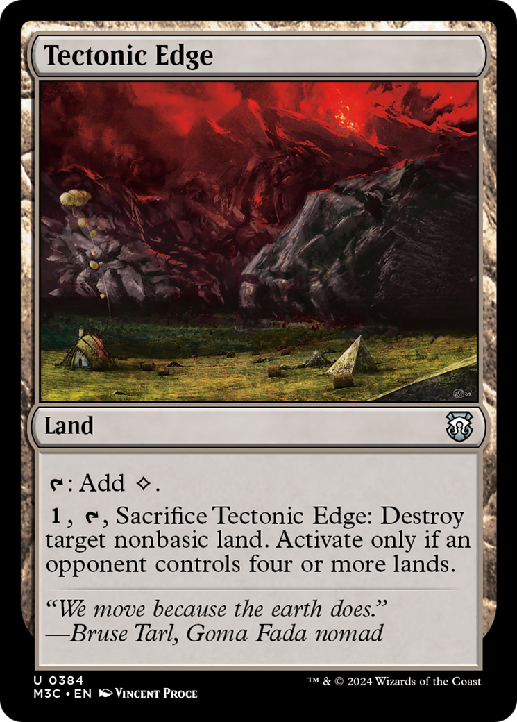 Image of Tectonic Edge (Ripple Foil) [Modern Horizons 3 Commander]