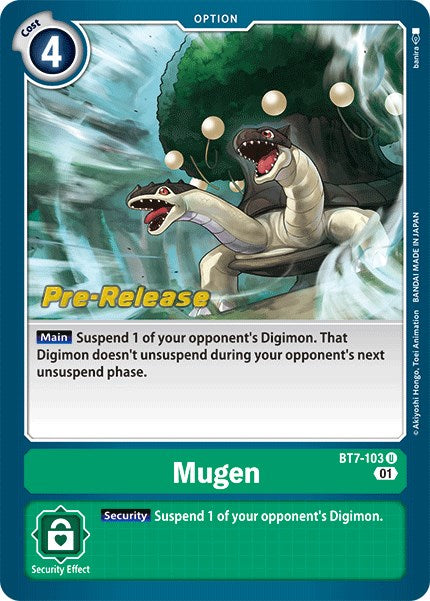Image of Mugen [BT7-103] [Next Adventure Pre-Release Cards]
