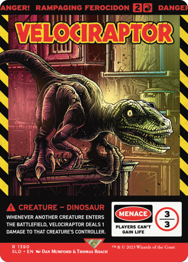 Image of Velociraptor - Rampaging Ferocidon [Secret Lair Drop Series]