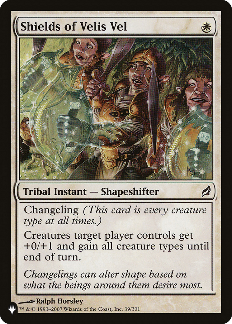 Image of Shields of Velis Vel (LRW) [The List]