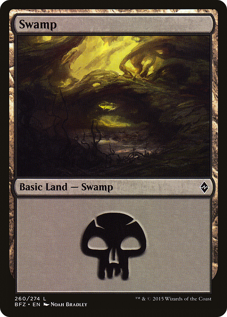 Image of Swamp (260) [Battle for Zendikar]