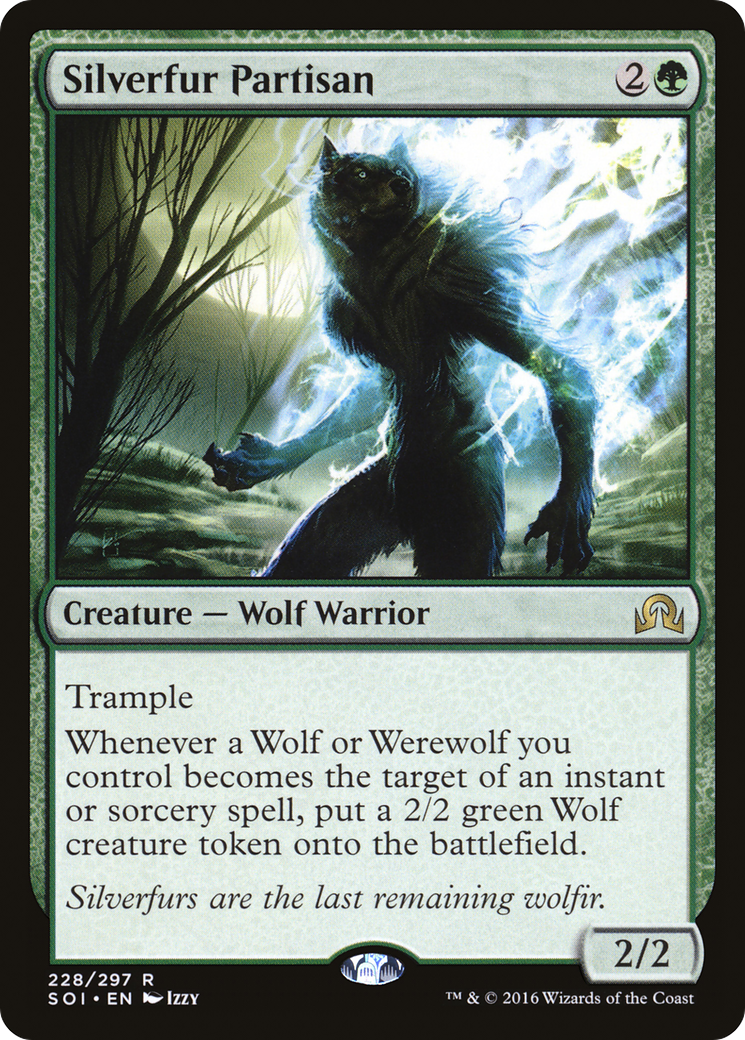 Image of Silverfur Partisan [Shadows over Innistrad]
