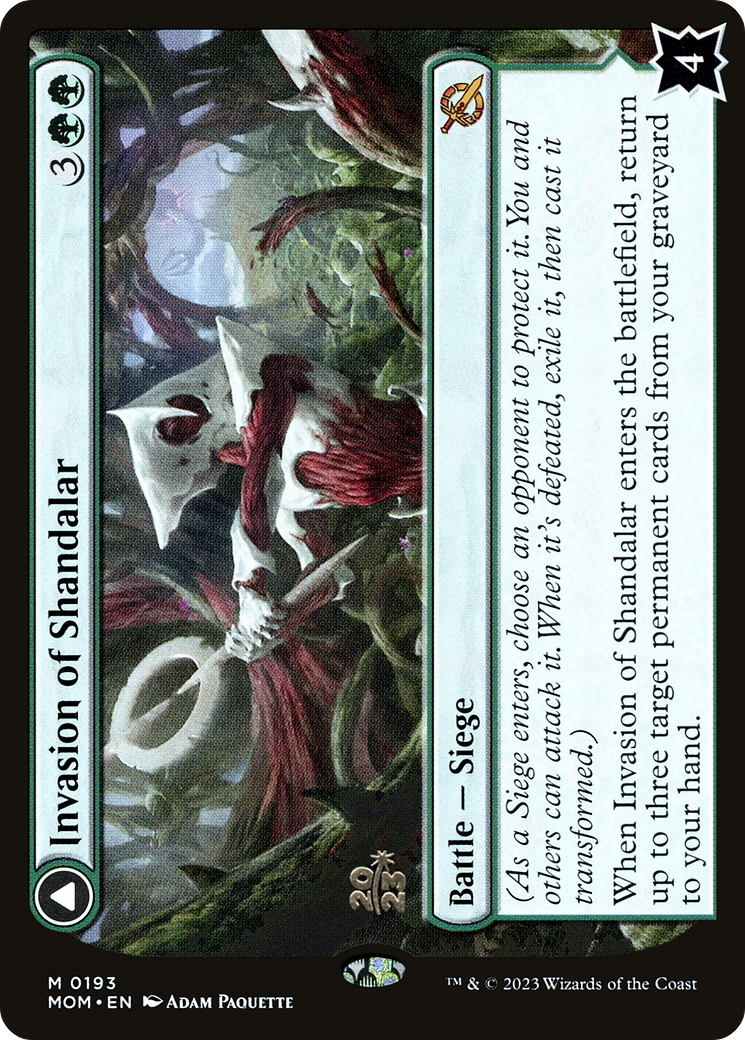 Image of Invasion of Shandalar // Leyline Surge [March of the Machine Prerelease Promos]