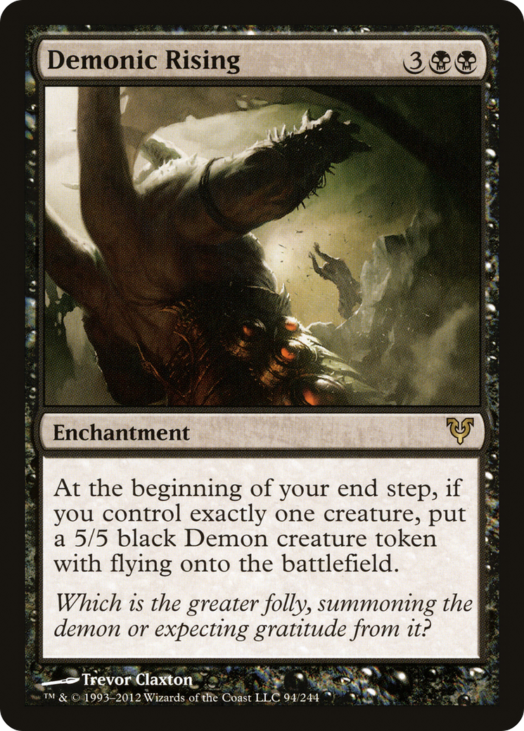 Image of Demonic Rising [Avacyn Restored]