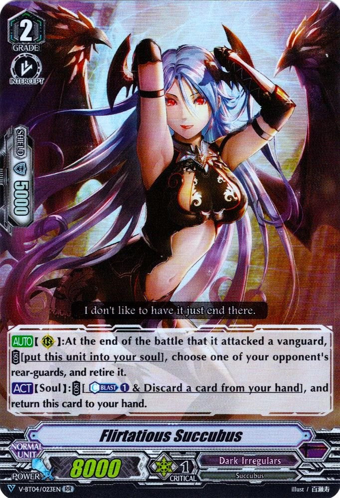 Image of Flirtatious Succubus (V-BT04/023EN) [Vilest! Deletor]
