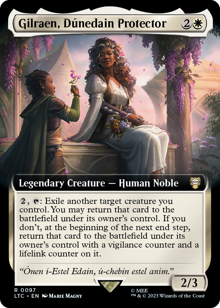 Image of Gilraen, Dunedain Protector (Extended Art) [The Lord of the Rings: Tales of Middle-Earth Commander]