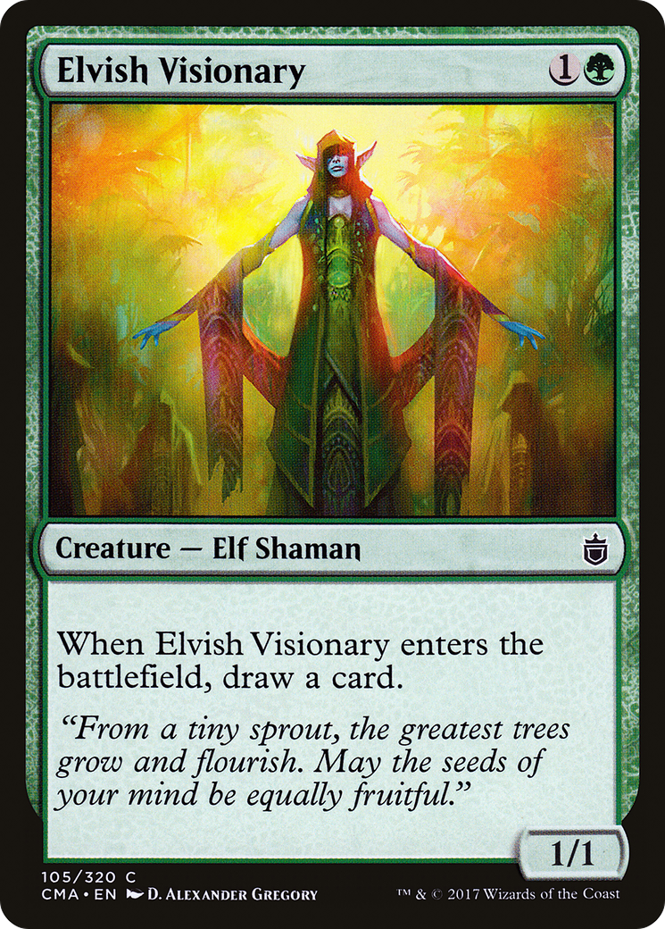 Image of Elvish Visionary [Commander Anthology]