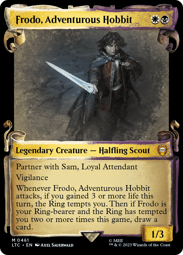 Image of Frodo, Adventurous Hobbit [The Lord of the Rings: Tales of Middle-Earth Commander Showcase Scrolls]