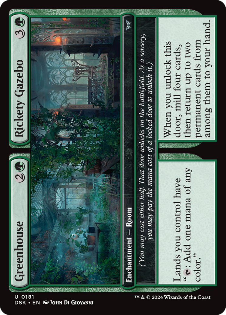 Image of Greenhouse // Rickety Gazebo [Duskmourn: House of Horror]