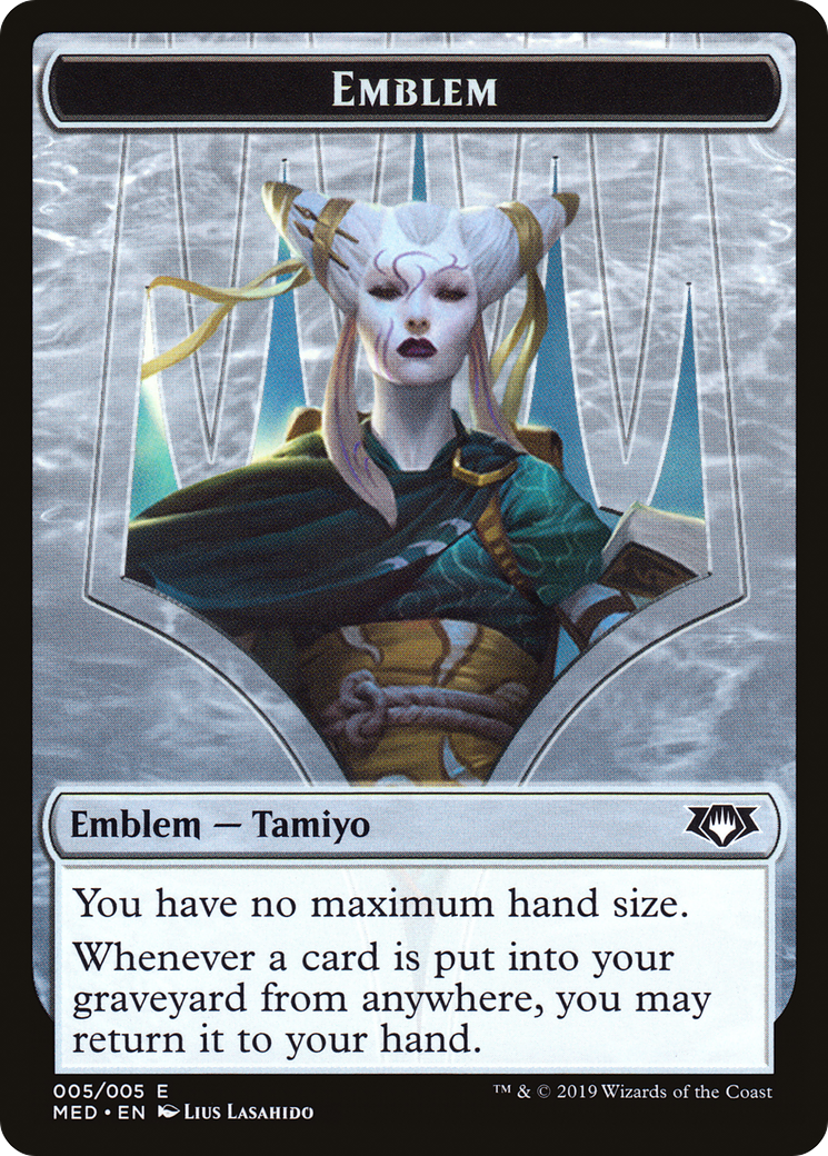 Image of Tamiyo, the Moon Sage Emblem [Mythic Edition Tokens]