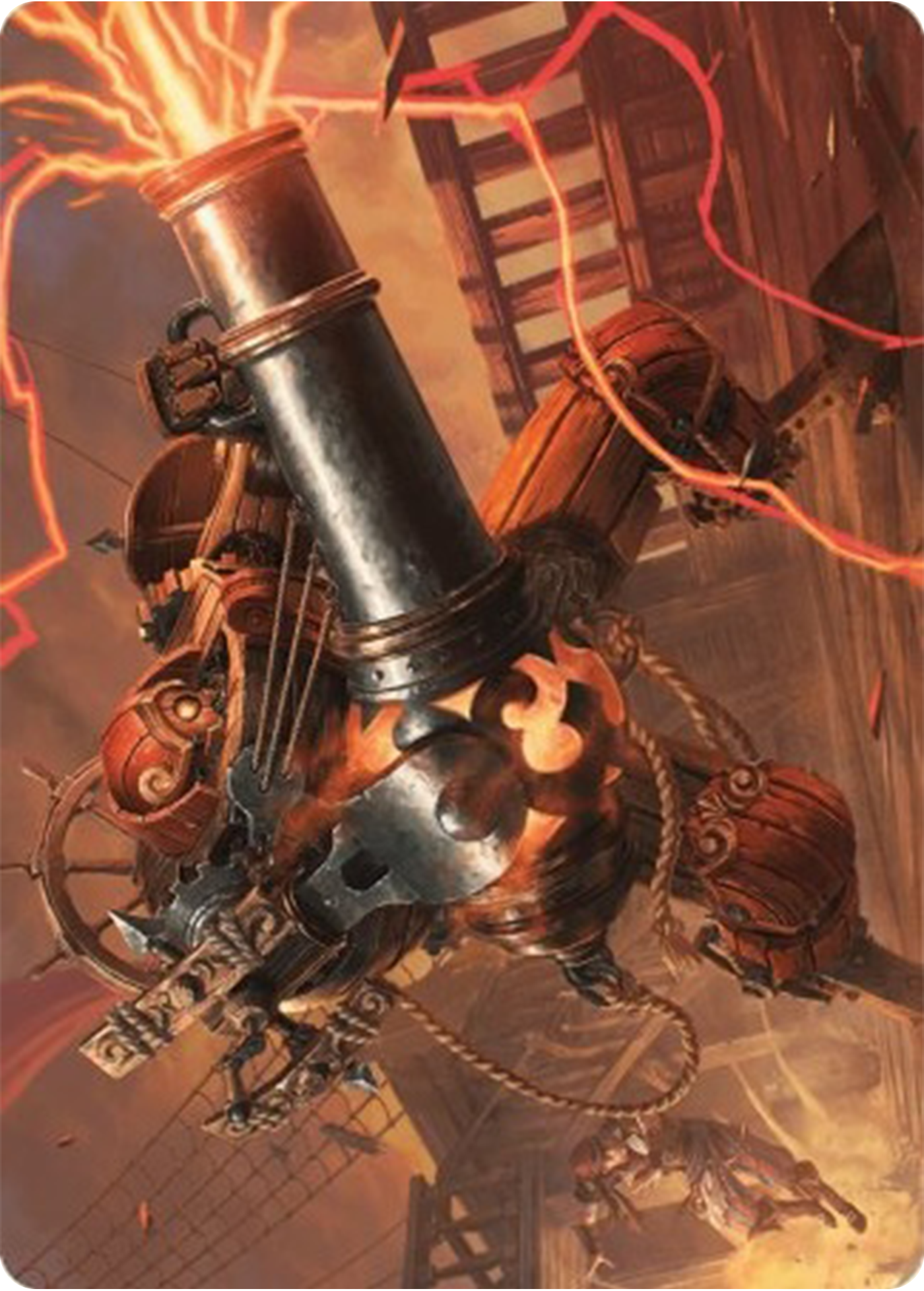 Image of Blaster Hulk Art Card [Modern Horizons 3 Art Series]