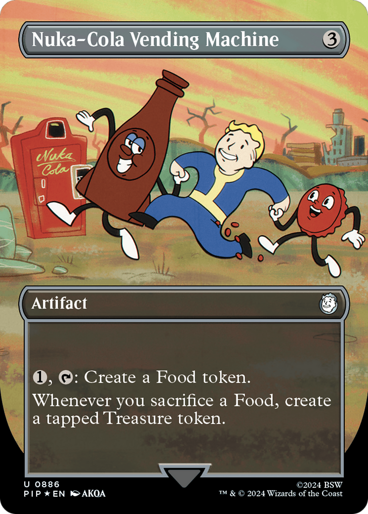 Image of Nuka-Cola Vending Machine (Borderless) (Surge Foil) [Fallout]