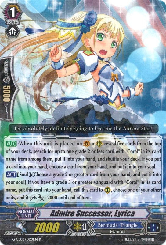 Image of Admire Successor, Lyrica (G-CB03/020EN) [Blessing of Divas]